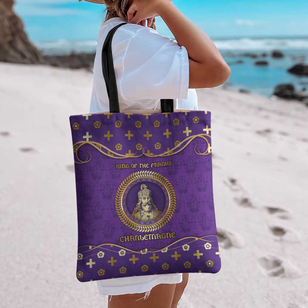 Carolingian Empire Tote Bag Charlemagne King Of The Franks - Wonder Print Shop