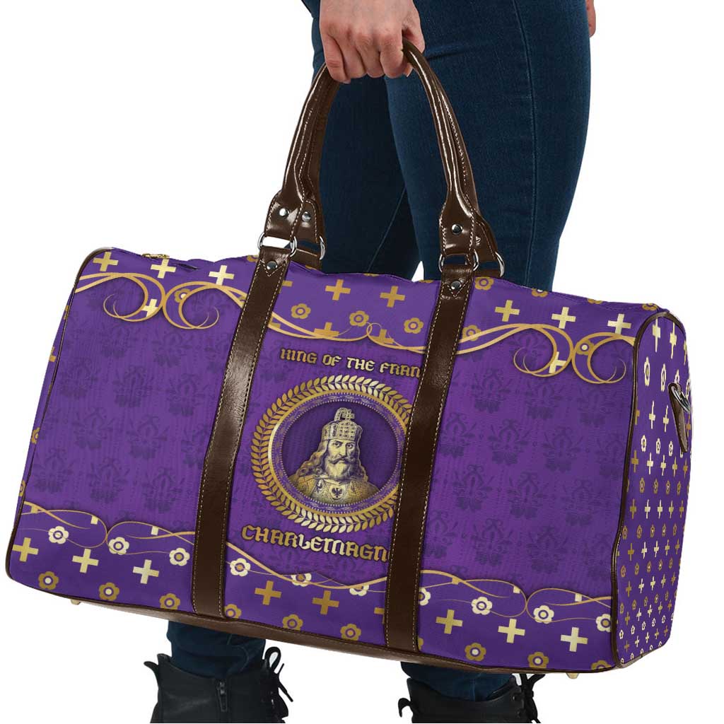 Carolingian Empire Travel Bag Charlemagne King Of The Franks - Wonder Print Shop