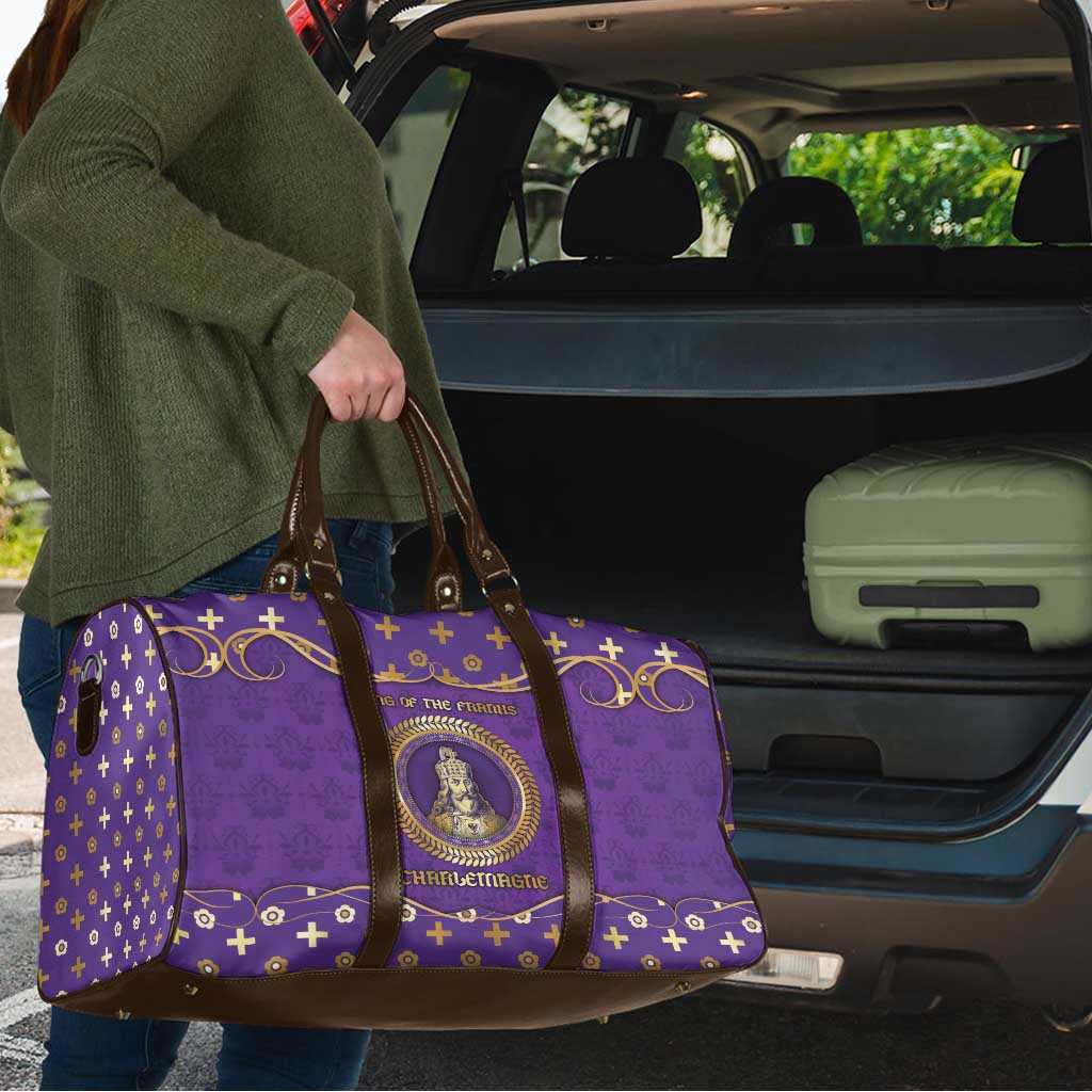 Carolingian Empire Travel Bag Charlemagne King Of The Franks - Wonder Print Shop