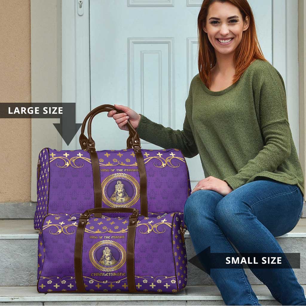 Carolingian Empire Travel Bag Charlemagne King Of The Franks - Wonder Print Shop