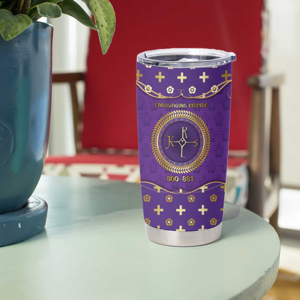 Carolingian Empire Tumbler Cup Charlemagne King Of The Franks - Wonder Print Shop