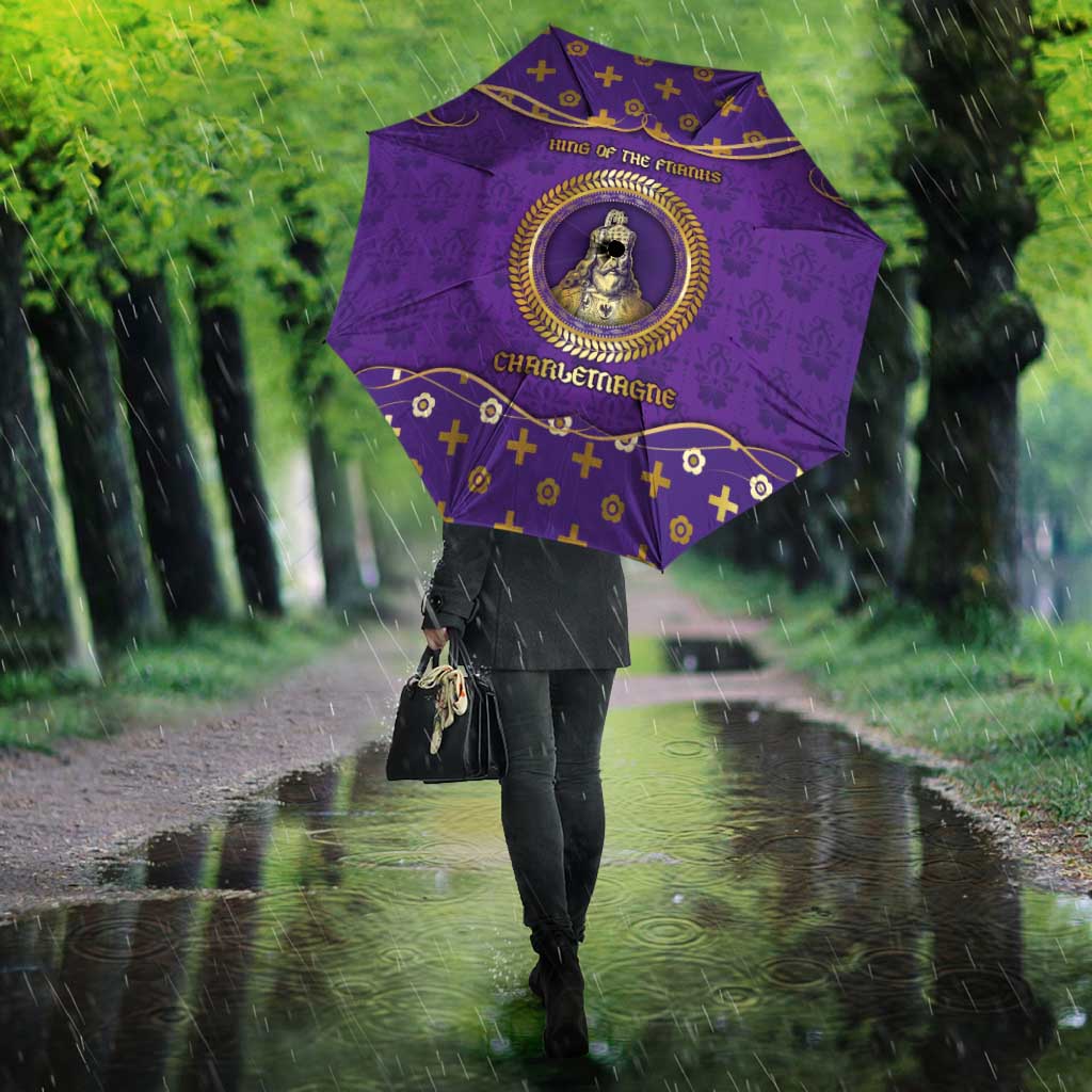 Carolingian Empire Umbrella Charlemagne King Of The Franks - Wonder Print Shop