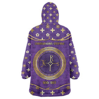 Carolingian Empire Wearable Blanket Hoodie Charlemagne King Of The Franks - Wonder Print Shop