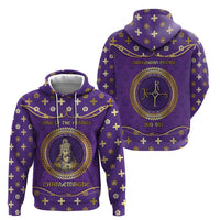 Carolingian Empire Zip Hoodie Charlemagne King Of The Franks - Wonder Print Shop