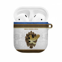 Italy Friuli-Venezia Giulia AirPods Case Golden Eagle With Baroque Patterns