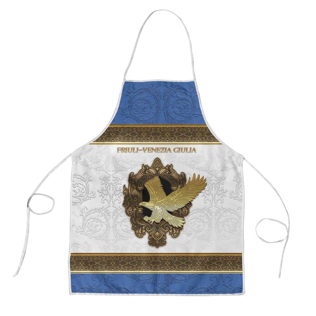 Italy Friuli-Venezia Giulia Apron Golden Eagle With Baroque Patterns