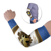 Personalized Italy Friuli-Venezia Giulia Arm Sleeves Golden Eagle With Baroque Patterns