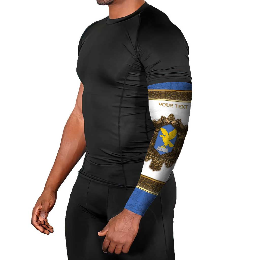 Personalized Italy Friuli-Venezia Giulia Arm Sleeves Golden Eagle With Baroque Patterns