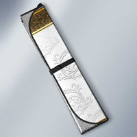 Italy Friuli-Venezia Giulia Auto Sun Shade Golden Eagle With Baroque Patterns