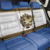 Italy Friuli-Venezia Giulia Back Car Seat Cover Golden Eagle With Baroque Patterns
