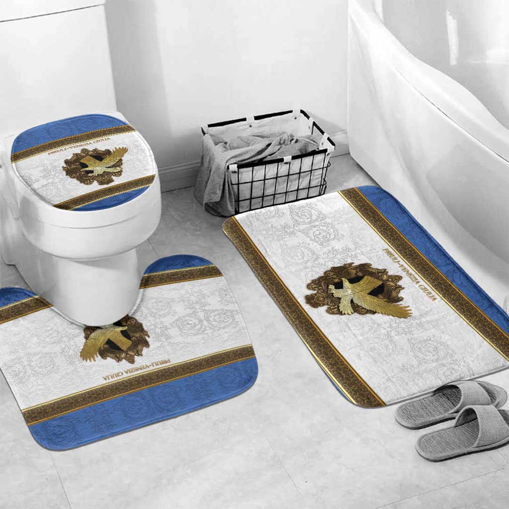 Italy Friuli-Venezia Giulia Bathroom Set Golden Eagle With Baroque Patterns