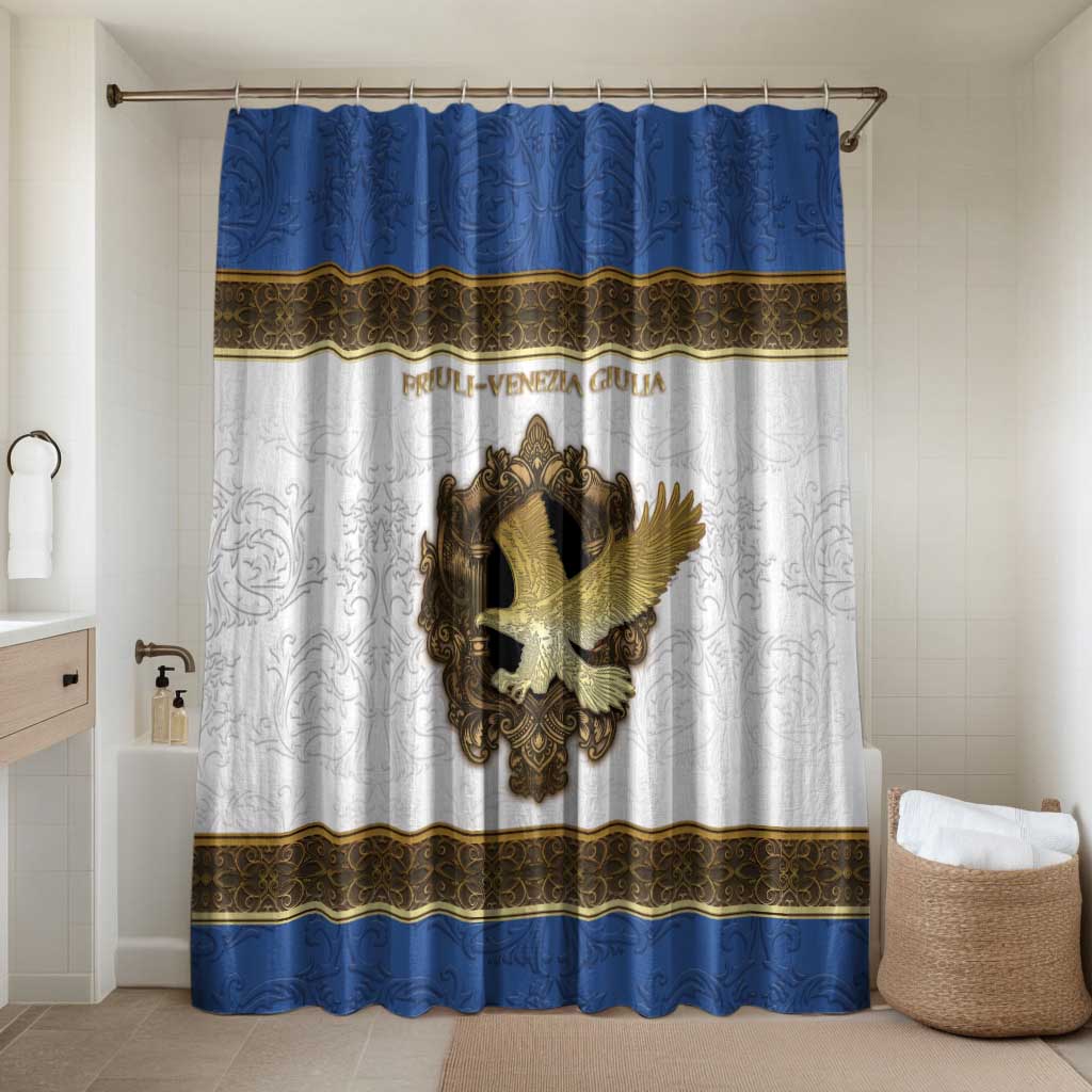 Italy Friuli-Venezia Giulia Bathroom Set Golden Eagle With Baroque Patterns