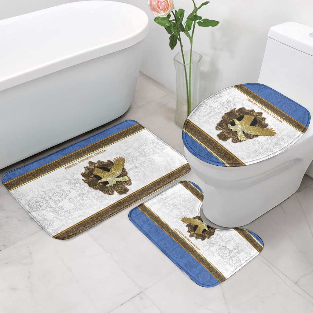 Italy Friuli-Venezia Giulia Bathroom Set Golden Eagle With Baroque Patterns