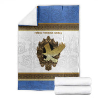 Italy Friuli-Venezia Giulia Blanket Golden Eagle With Baroque Patterns
