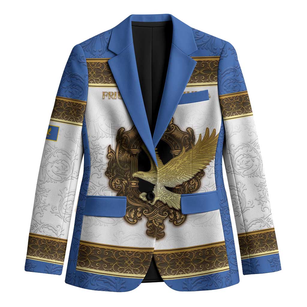 Personalized Italy Friuli-Venezia Giulia Blazer Golden Eagle With Baroque Patterns