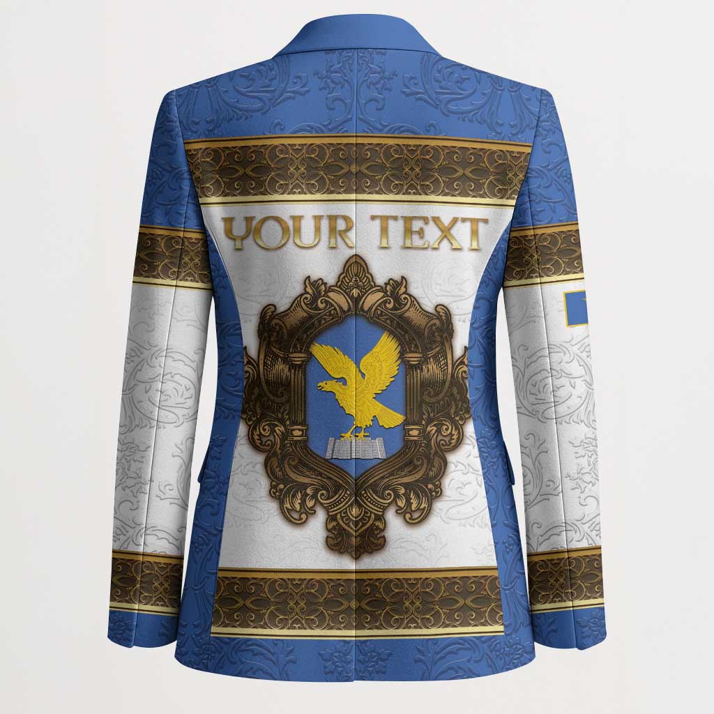 Personalized Italy Friuli-Venezia Giulia Blazer Golden Eagle With Baroque Patterns