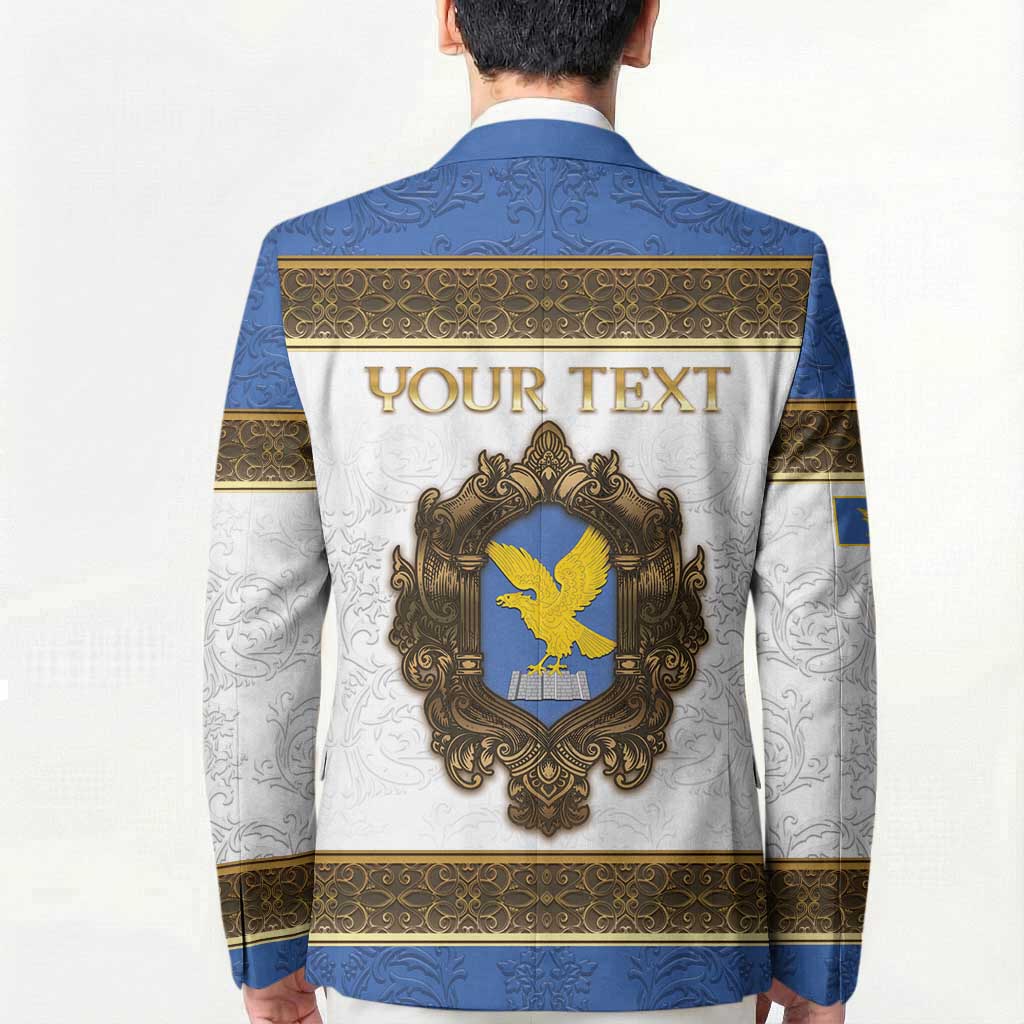 Personalized Italy Friuli-Venezia Giulia Blazer Golden Eagle With Baroque Patterns
