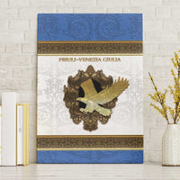 Italy Friuli-Venezia Giulia Canvas Wall Art Golden Eagle With Baroque Patterns