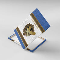 Italy Friuli-Venezia Giulia Canvas Wall Art Golden Eagle With Baroque Patterns
