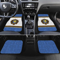 Personalized Italy Friuli-Venezia Giulia Car Mats Golden Eagle With Baroque Patterns