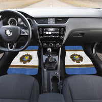 Personalized Italy Friuli-Venezia Giulia Car Mats Golden Eagle With Baroque Patterns