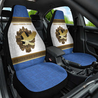 Italy Friuli-Venezia Giulia Car Seat Cover Golden Eagle With Baroque Patterns