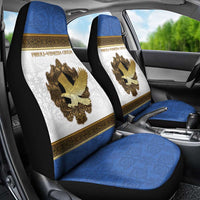 Italy Friuli-Venezia Giulia Car Seat Cover Golden Eagle With Baroque Patterns