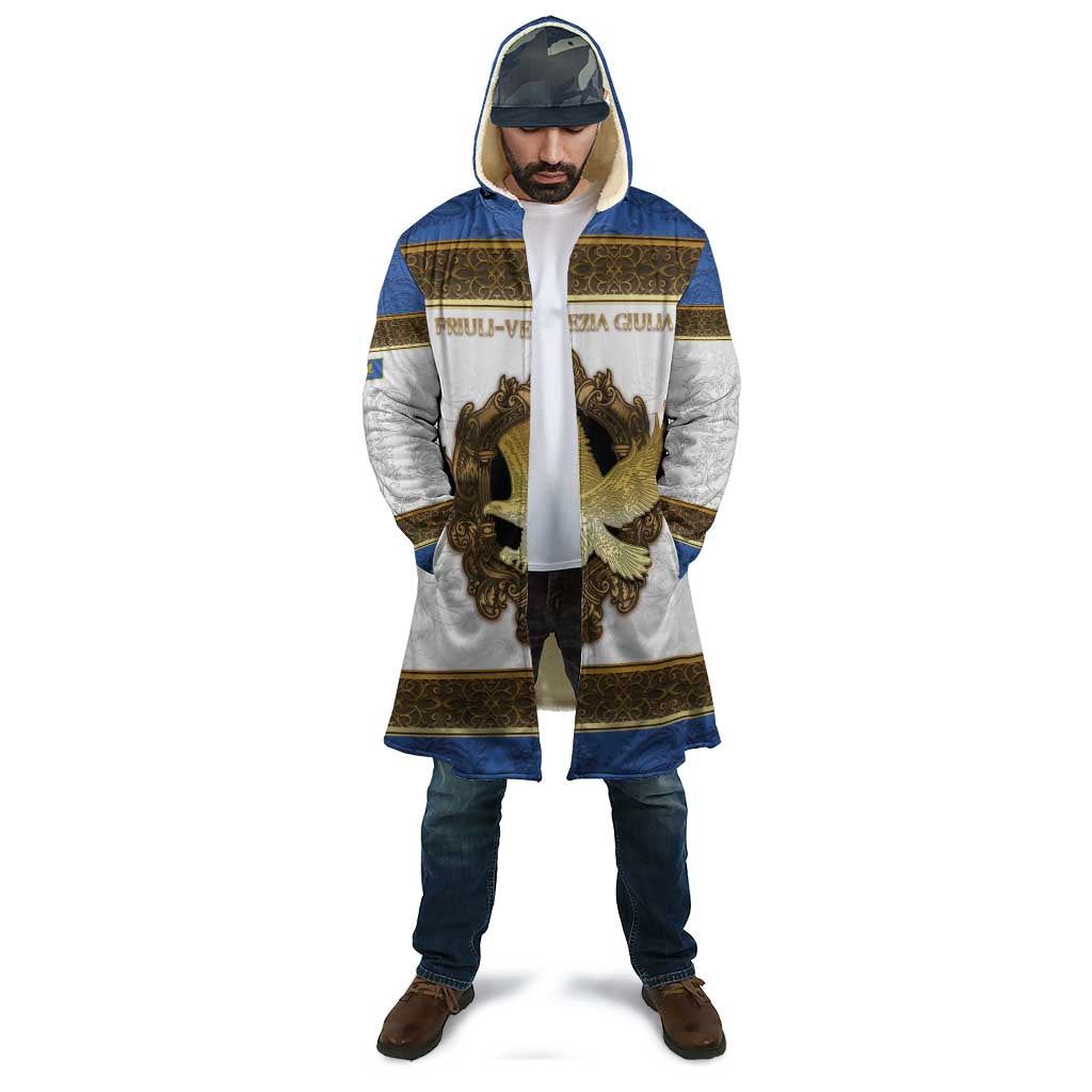 Personalized Italy Friuli-Venezia Giulia Cloak Golden Eagle With Baroque Patterns