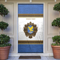 Personalized Italy Friuli-Venezia Giulia Door Cover Golden Eagle With Baroque Patterns