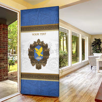 Personalized Italy Friuli-Venezia Giulia Door Cover Golden Eagle With Baroque Patterns