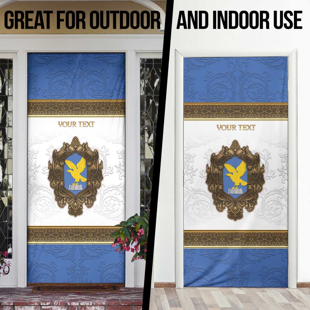 Personalized Italy Friuli-Venezia Giulia Door Cover Golden Eagle With Baroque Patterns