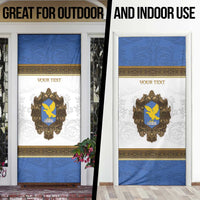 Personalized Italy Friuli-Venezia Giulia Door Cover Golden Eagle With Baroque Patterns