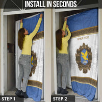 Personalized Italy Friuli-Venezia Giulia Door Cover Golden Eagle With Baroque Patterns