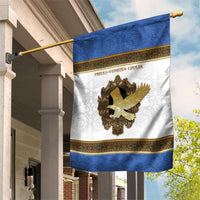 Italy Friuli-Venezia Giulia Garden Flag Golden Eagle With Baroque Patterns