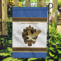 Italy Friuli-Venezia Giulia Garden Flag Golden Eagle With Baroque Patterns