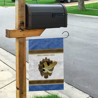 Italy Friuli-Venezia Giulia Garden Flag Golden Eagle With Baroque Patterns