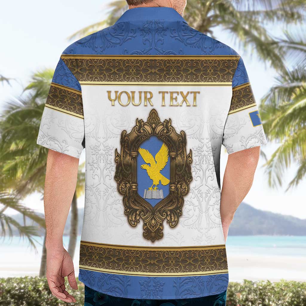 Personalized Italy Friuli-Venezia Giulia Hawaiian Shirt Golden Eagle With Baroque Patterns
