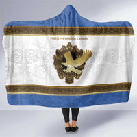 Italy Friuli-Venezia Giulia Hooded Blanket Golden Eagle With Baroque Patterns