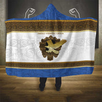 Italy Friuli-Venezia Giulia Hooded Blanket Golden Eagle With Baroque Patterns