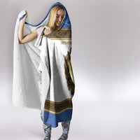 Italy Friuli-Venezia Giulia Hooded Blanket Golden Eagle With Baroque Patterns