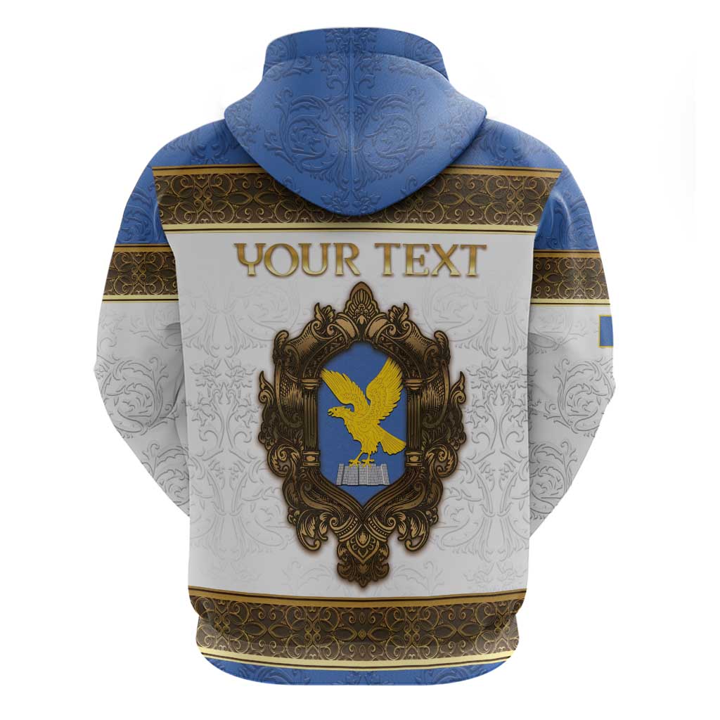 Personalized Italy Friuli-Venezia Giulia Hoodie Golden Eagle With Baroque Patterns