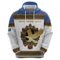 Personalized Italy Friuli-Venezia Giulia Hoodie Golden Eagle With Baroque Patterns