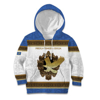 Personalized Italy Friuli-Venezia Giulia Kid Hoodie Golden Eagle With Baroque Patterns