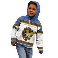 Personalized Italy Friuli-Venezia Giulia Kid Hoodie Golden Eagle With Baroque Patterns