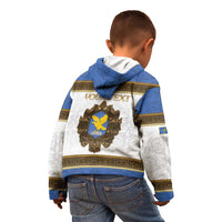 Personalized Italy Friuli-Venezia Giulia Kid Hoodie Golden Eagle With Baroque Patterns