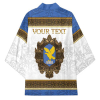 Personalized Italy Friuli-Venezia Giulia Kimono Golden Eagle With Baroque Patterns