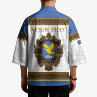 Personalized Italy Friuli-Venezia Giulia Kimono Golden Eagle With Baroque Patterns