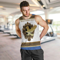Personalized Italy Friuli-Venezia Giulia Men Tank Top Golden Eagle With Baroque Patterns