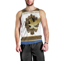 Personalized Italy Friuli-Venezia Giulia Men Tank Top Golden Eagle With Baroque Patterns