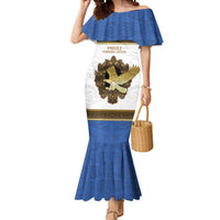 Personalized Italy Friuli-Venezia Giulia Mermaid Dress Golden Eagle With Baroque Patterns